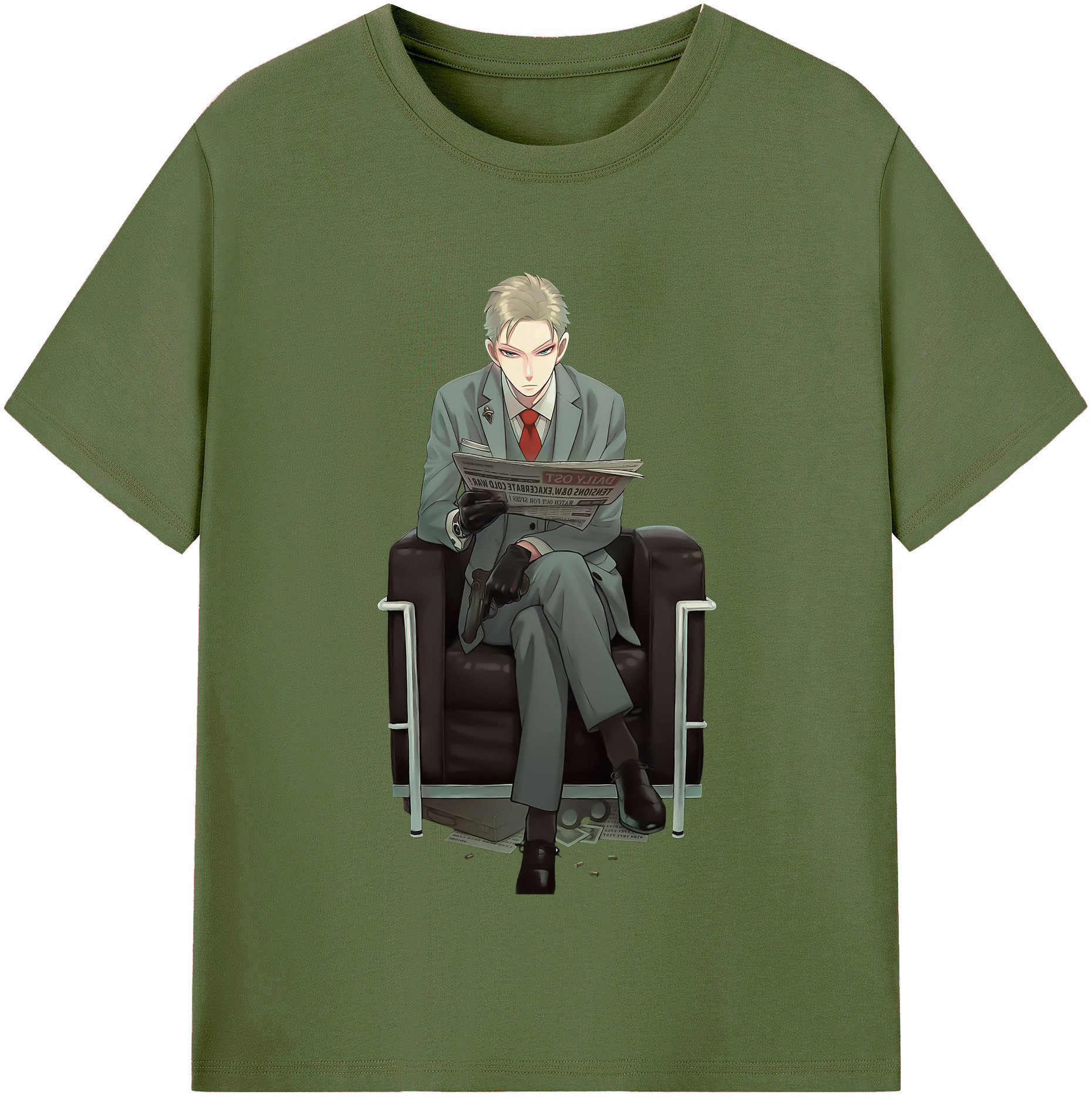 （画像用） SPY×FAMILY间谍家家酒 綿100％半袖Tシャツ（フロントプリント）